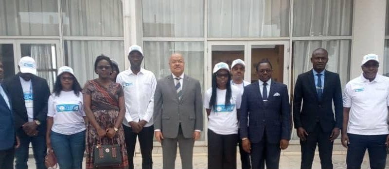  Anges Kevin NZIGOU présent la vision de la plateforme